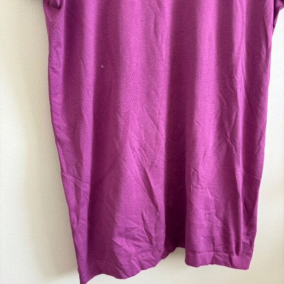 Lululemon Athletic Swiftly Tech Short Sleeve Shirt 2.0 Magenta Women’s Size 14 - Picture 4 of 6